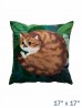 Scottish Fold Print Cushion and Filler 